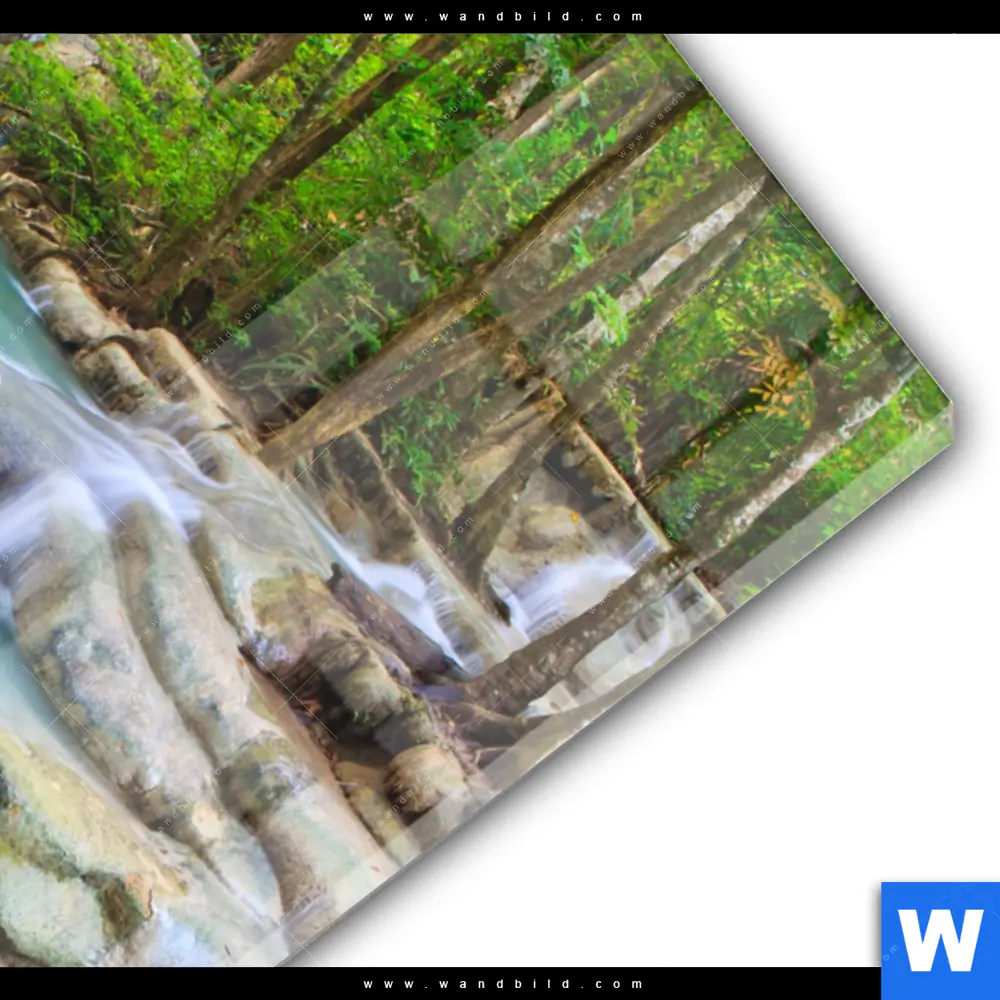 Acrylglasbild | Exotischer Wasserfall | Hochformat - Image 3