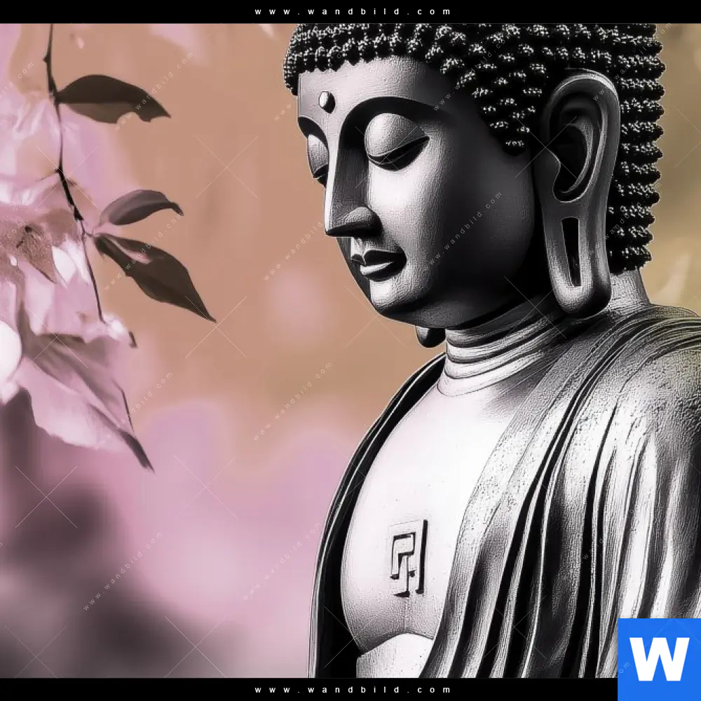 Leinwandbild | Buddha in stiller Harmonie | Hochformat - Image 4