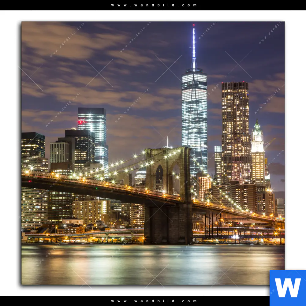 Poster | Stadtlichter New York | Quadrat - Image 2