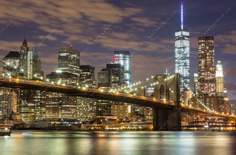 Poster | Stadtlichter New York | Quadrat - Image 5