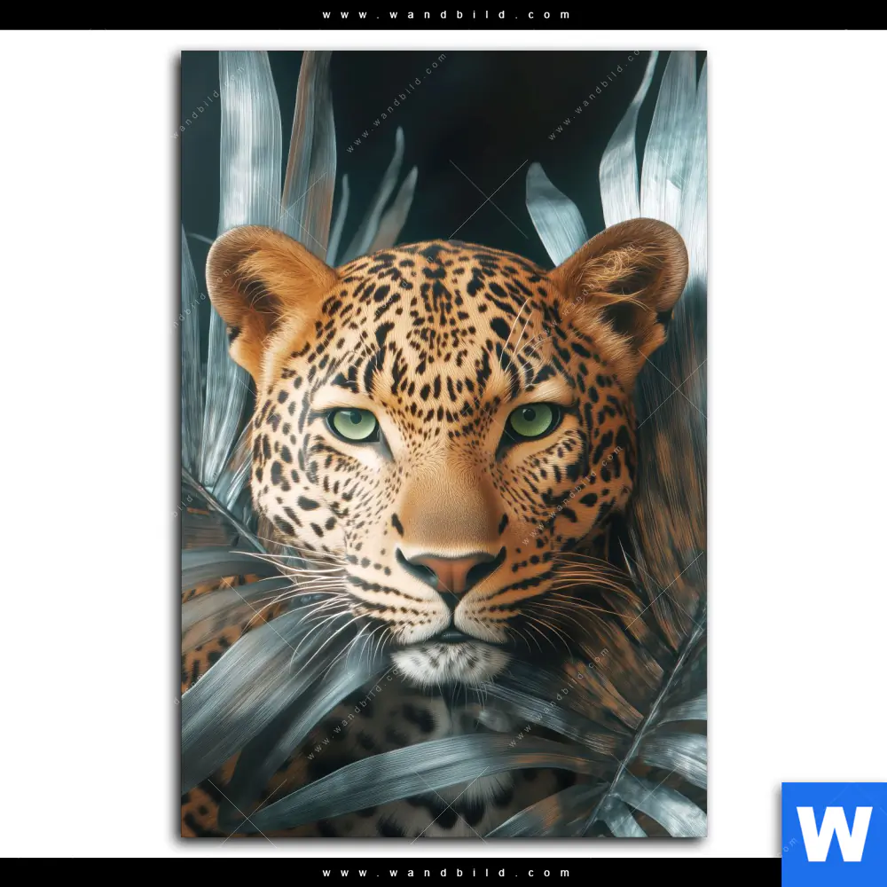 Spannbild | Leopard zwischen Blättern | Hochformat - Image 2