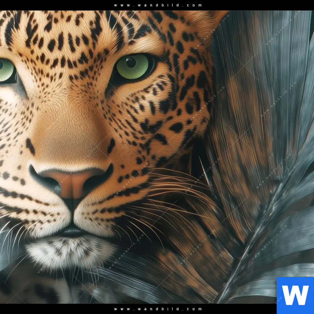 Spannbild | Leopard zwischen Blättern | Hochformat - Image 4