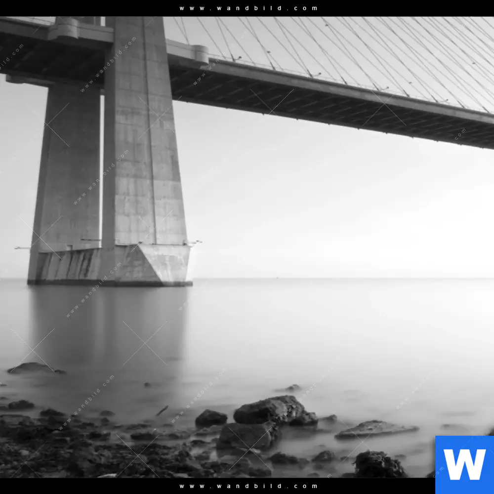 Wechselmotiv | Brücke am weiten Meer | Hochformat - Image 4